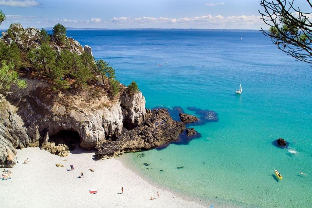 Maison A Morgat En Bretagne Sur La Presqu'Ile De Crozon Situee A 800 M De La Mer Piscine Chauffee Toute L'Annee Travaux Piscine Du 10 Au 20 Juin 2025 Exterior foto